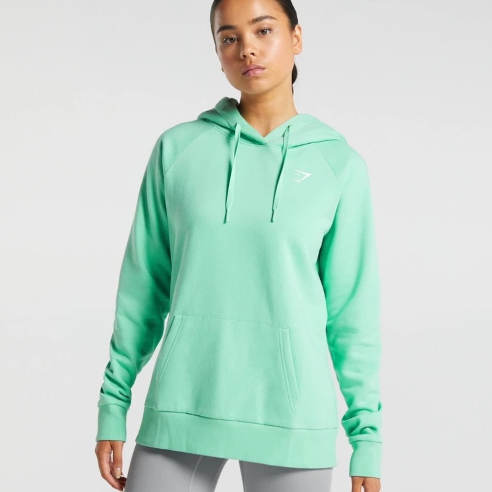 New Gymshark Training Hoodie Light Green L